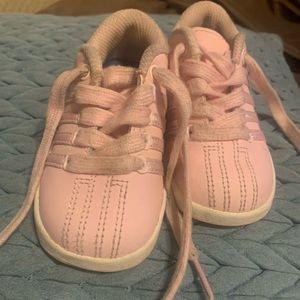 K-Swiss pink toddler sneakers. Size 6